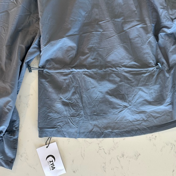 ZYIA Active Drawstring Gray Windbreaker NWT - Picture 10 of 12